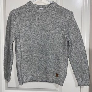 Zara kids Crewneck Sweater in Heather Gray